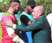 Présence remarquée du président de rugby Afrique. Présence remarquée du président de rugby Afrique.