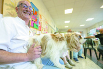 Des chiens pour soigner des malades mentaux Des chiens pour soigner des malades mentaux