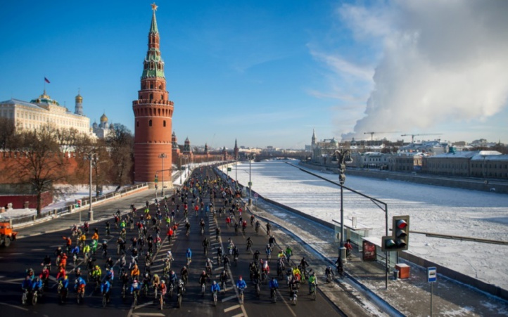 Les débuts difficiles du vélo à Moscou