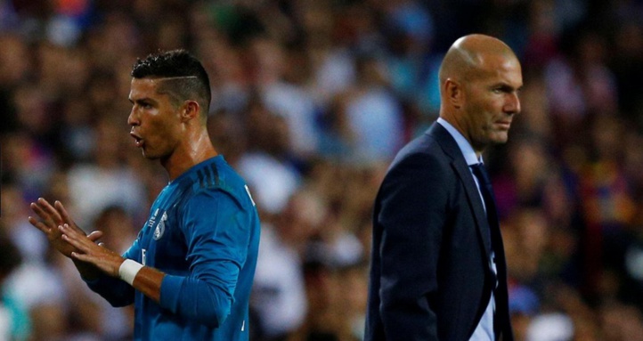 Zidane contrarié par la lourde sanction infligée à Ronaldo Zidane contrarié par la lourde sanction infligée à Ronaldo