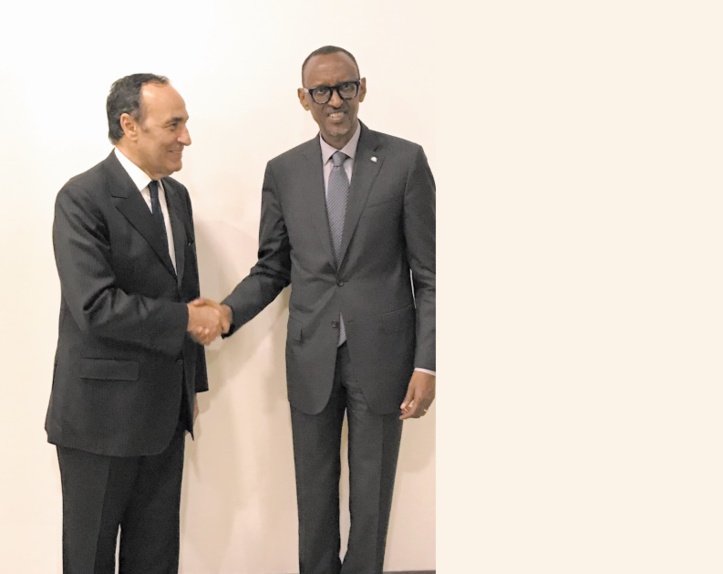 Le Président rwandais reçoit Habib El Malki