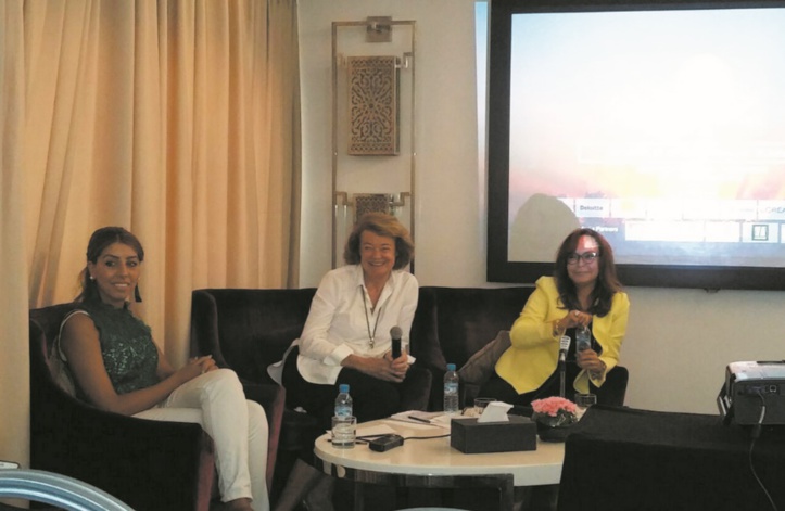 Aude de Thuin (c) la présidente et fondatrice de WIA Aude de Thuin (c) la présidente et fondatrice de WIA