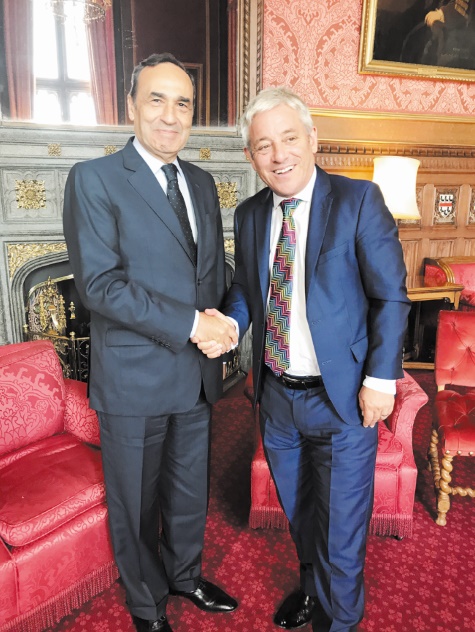 Habib El Malki s’entretient à Londres avec le ministre britannique chargé de l’Afrique du Nord & Moyen-Orient et avec le président de la Chambre des communes