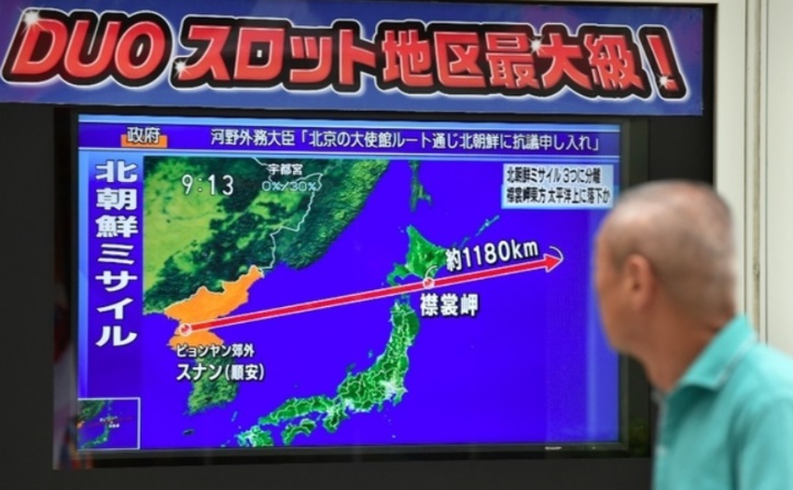 Pyongyang tire un nouveau missile au dessus du Japon Pyongyang tire un nouveau missile au dessus du Japon