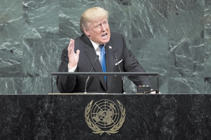 A l'ONU, Trump menace de détruire totalement la Corée du Nord A l'ONU, Trump menace de détruire totalement la Corée du Nord