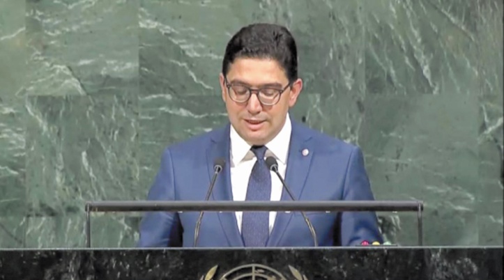 Nasser Bourita devant l’Assemblée générale de l’ONU Nasser Bourita devant l’Assemblée générale de l’ONU