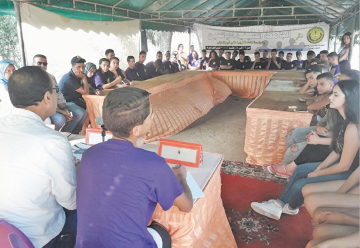 Chouala à l’écoute des jeunes à Harhouras Chouala à l’écoute des jeunes à Harhouras