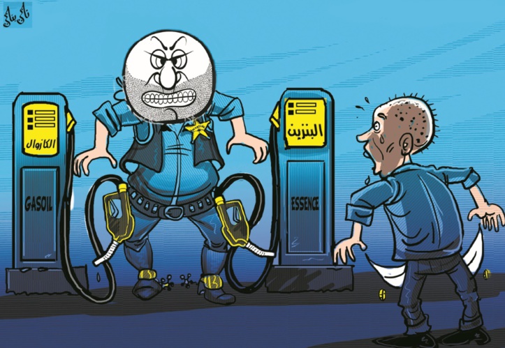 Pour l’Etat et pour les distributeurs des hydrocarbures, ça carbure ! Le consommateur, lui, boit le calice jusqu’à la lie Pour l’Etat et pour les distributeurs des hydrocarbures, ça carbure ! Le consommateur, lui, boit le calice jusqu’à la lie