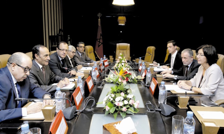 Le renforcement des relations entre le Parlement et l'OSCE au centre d’entretiens entre Habib El Malki et Christine Muttonen