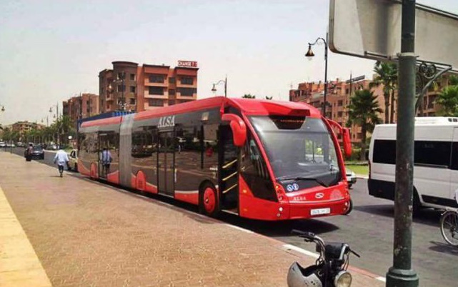 Mise en circulation des bus électriques dans la ville ocre