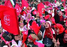 Cisjordanie : Manifestation palestinienne contre la profanation de la mosquée de Yassouf Cisjordanie : Manifestation palestinienne contre la profanation de la mosquée de Yassouf