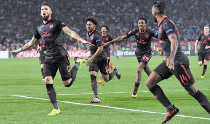 Europa League : Arsenal et Milan sans génie mais toujours leaders Europa League : Arsenal et Milan sans génie mais toujours leaders