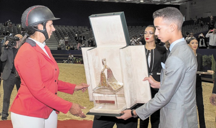 Virginie Thonon s’adjuge le GP S.M le Roi Mohammed VI de saut d’obstacles Virginie Thonon s’adjuge le GP S.M le Roi Mohammed VI de saut d’obstacles