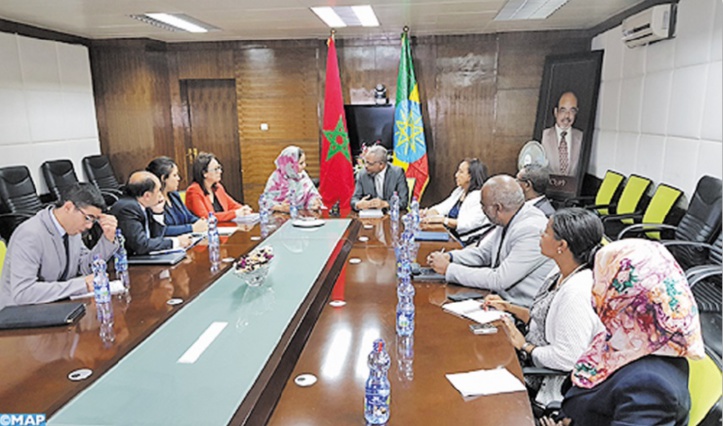 Volonté ferme du Maroc et de l’Ethiopie de booster leurs échanges Volonté ferme du Maroc et de l’Ethiopie de booster leurs échanges