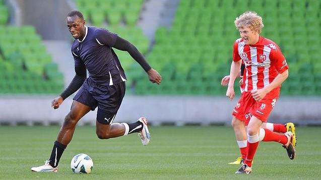 Usain Bolt future star de foot