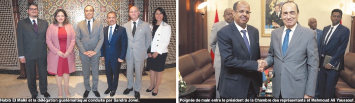 Le président de la Chambre des représentants reçoit les ministres guatémaltèque et djiboutien des Affaires étrangères Le président de la Chambre des représentants reçoit les ministres guatémaltèque et djiboutien des Affaires étrangères