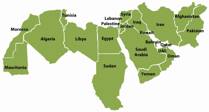 Région MENA. Région MENA.