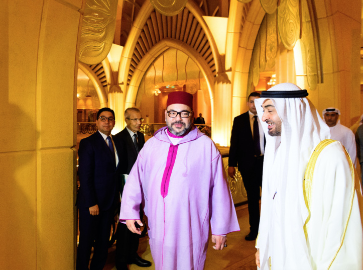 S.M le Roi reçoit le Prince Héritier d'Abou Dhabi S.M le Roi reçoit le Prince Héritier d'Abou Dhabi