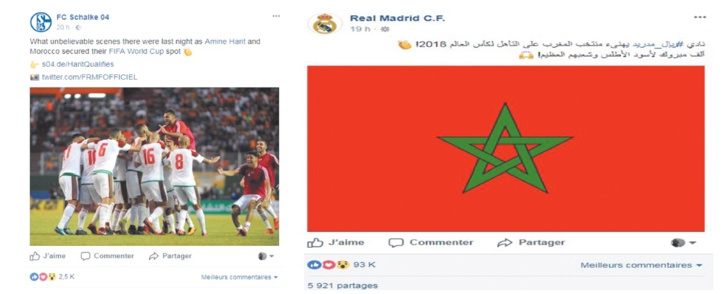 Les félicitations des clubs européens au Onze national Les félicitations des clubs européens au Onze national