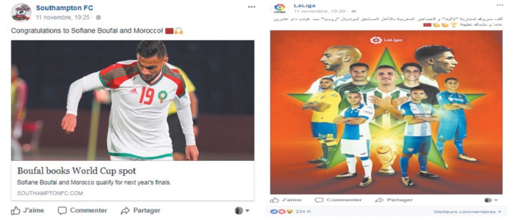 Les félicitations des clubs européens au Onze national Les félicitations des clubs européens au Onze national