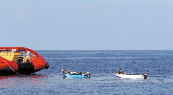 Sauvetage de 9 immigrants clandestins irréguliers au large de la Tunisie