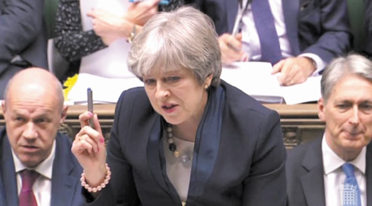 Le Parlement britannique inflige un camouflet à May sur le Brexit Le Parlement britannique inflige un camouflet à May sur le Brexit