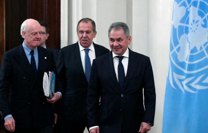 Russie, Turquie et Iran tentent de relancer le dialogue sur la Syrie Russie, Turquie et Iran tentent de relancer le dialogue sur la Syrie