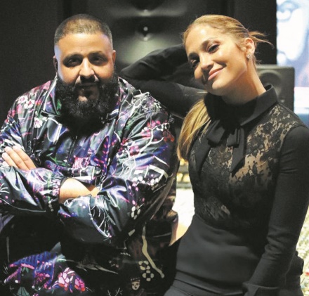 Jennifer Lopez au studio de Dj Khaled