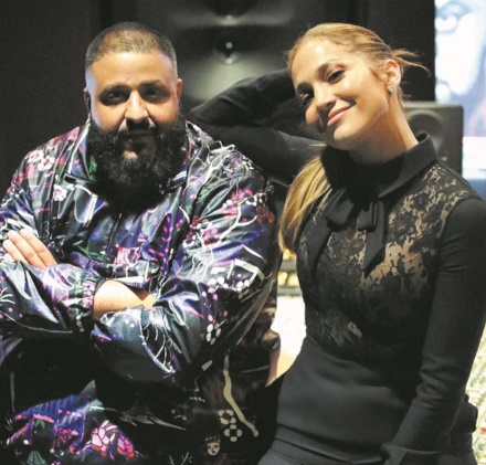 Jennifer Lopez au studio de Dj Khaled Jennifer Lopez au studio de Dj Khaled