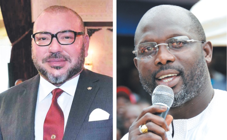 S.M le Roi félicite le Président du Libéria : Entretien téléphonique entre le Souverain et George Weah S.M le Roi félicite le Président du Libéria : Entretien téléphonique entre le Souverain et George Weah
