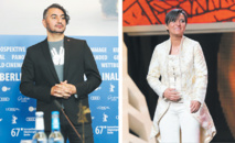 Hicham Lasri et Narjiss Nejjar au Festival du film de Berlin Hicham Lasri et Narjiss Nejjar au Festival du film de Berlin