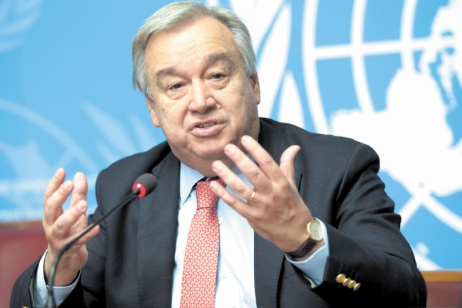 Antonio Guterres : La tenue au Maroc de la conférence sur le Pacte mondial sur les migrants, une occasion de renforcer les avantages de la migration