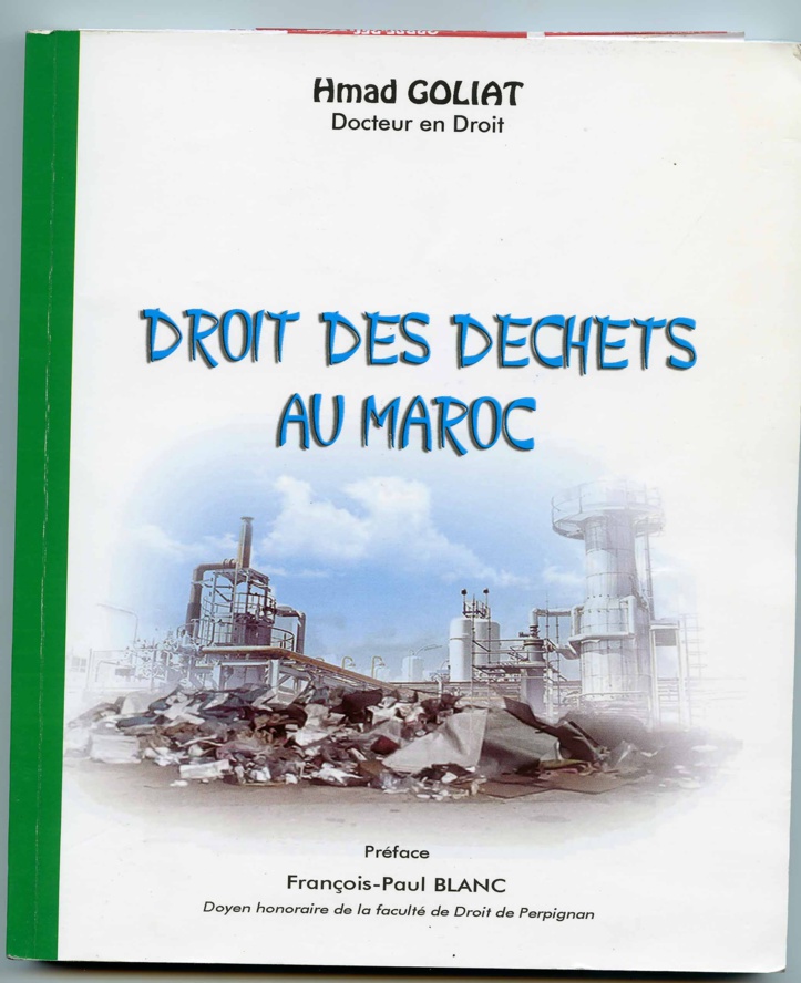 Le droit des déchets au Maroc et son analyse exposés dans un ouvrage inédit