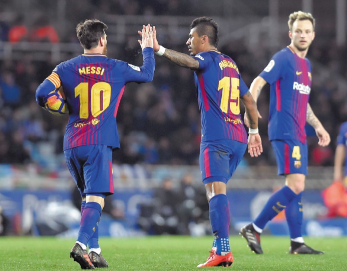 Le Barça renverse la vapeur à Saint-Sébastien Le Barça renverse la vapeur à Saint-Sébastien