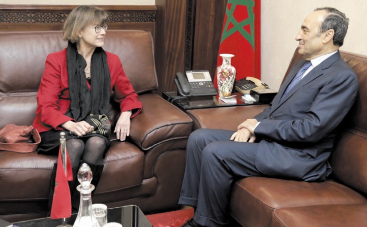 Le président de la Chambre des représentants reçoit Claudia Wieday Le président de la Chambre des représentants reçoit Claudia Wieday