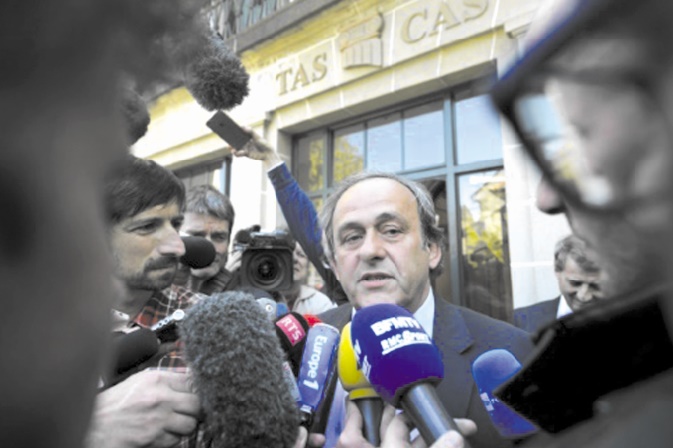 Platini conteste sa suspension devant la Cour européenne des droits de l'Homme Platini conteste sa suspension devant la Cour européenne des droits de l'Homme