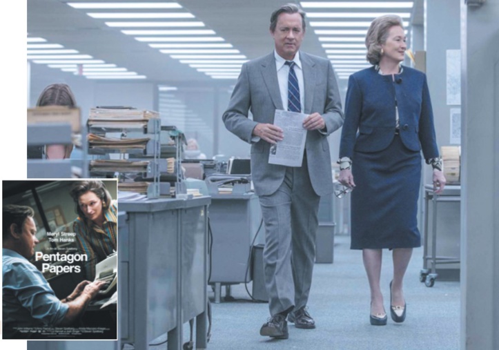 “Pentagon Papers” Meryl Streep et Tom Hanks dirigés par un Spielberg inspiré “Pentagon Papers” Meryl Streep et Tom Hanks dirigés par un Spielberg inspiré
