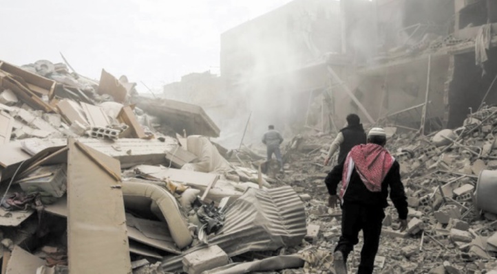 Troisième jour de raids meurtriers de Damas sur la Ghouta orientale Troisième jour de raids meurtriers de Damas sur la Ghouta orientale