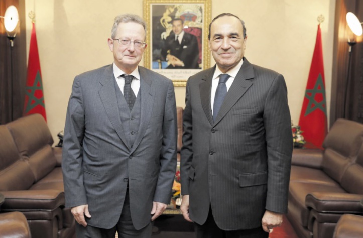 Le président de la Chambre des représentants reçoit le nouvel ambassadeur de Belgique Le président de la Chambre des représentants reçoit le nouvel ambassadeur de Belgique