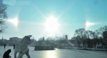 Insolite : Les trois soleils  de Harbin