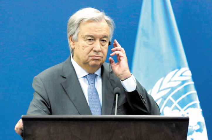 Antonio Guterres demande l’application immédiate de la trêve en Syrie Antonio Guterres demande l’application immédiate de la trêve en Syrie