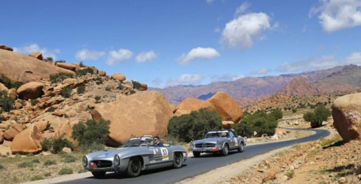 La course bat son plein à la 4ème étape du Rallye Maroc Classic