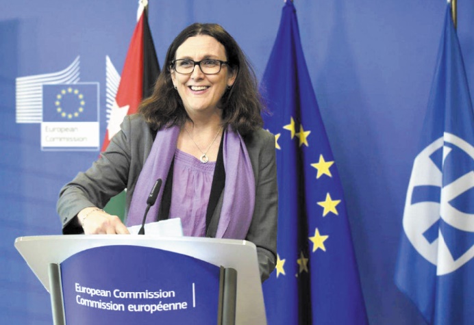 Signes d'apaisement entre Washington et les Européens sur le commerce Signes d'apaisement entre Washington et les Européens sur le commerce
