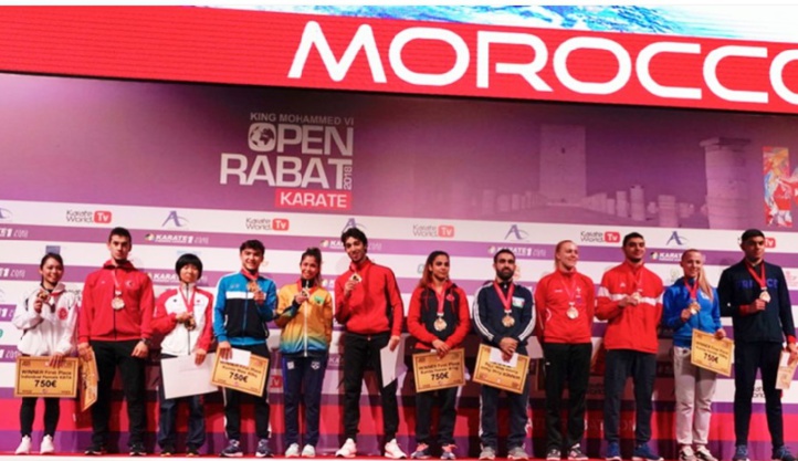 Distinction marocaine à la Coupe internationale Mohammed VI de karaté Distinction marocaine à la Coupe internationale Mohammed VI de karaté