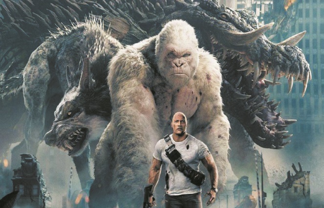 “Rampage” en tête du box-office pour sa première semaine