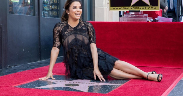 Eva Longoria reçoit son étoile à Hollywood