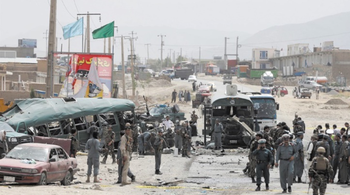 Au moins 25 morts dans un double attentat suicide à Kaboul Au moins 25 morts dans un double attentat suicide à Kaboul