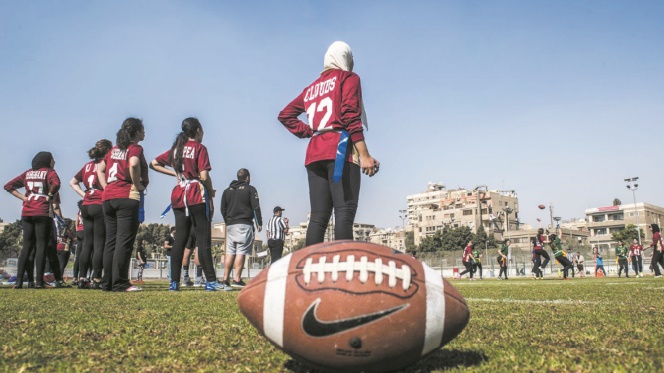 Au Caire, la ferveur des Egyptiennes pour le football américain Au Caire, la ferveur des Egyptiennes pour le football américain