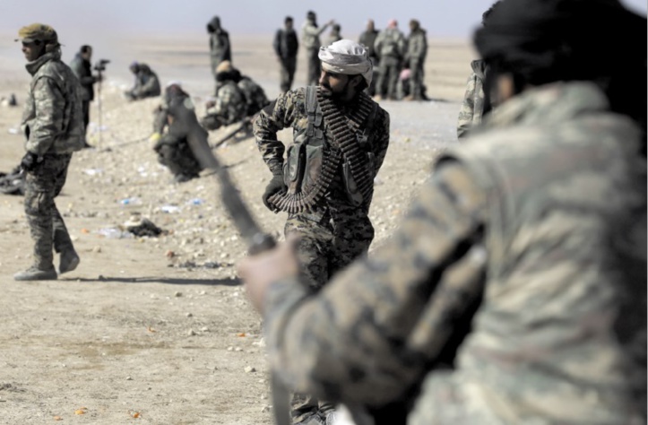 L'offensive des FDS contre l'EI reprend dans l'est de la Syrie L'offensive des FDS contre l'EI reprend dans l'est de la Syrie