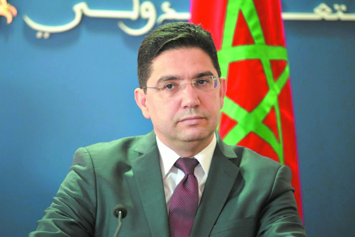 Nasser Bourita, ministre des Affaires étrangères et de la Coopération internationale. Nasser Bourita, ministre des Affaires étrangères et de la Coopération internationale.